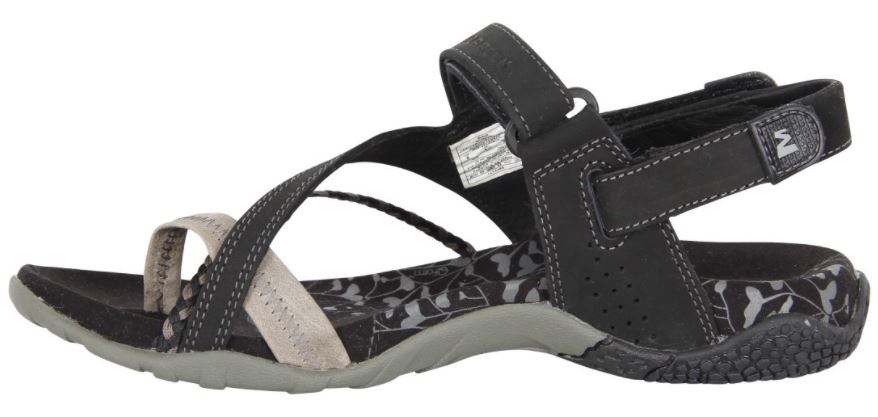 Siena J36420 sort sandal