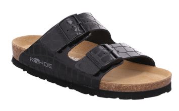 Rohde 5656 90 kroko sandal sort
